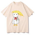 Weathering with you tees cartoon print tshirt men casual breathable T-shirt 100% cotton loose shirts unisex prevalent clothes. 