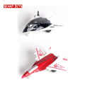6pc Mini Light Diecast Fighter Jets Toy 7cm. 
