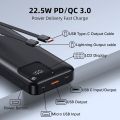Royal R207 20000Mah power bank 22.5w Fast charging Qc4.0 Pd3.0 Quick Charge power bank built-in cables. 