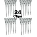 Double Curl Clips, 12-Count - Open Shape Styling Clips - Hair Clips for Blowdrying, Styling, Cutting or Coloring, Salon Style Hair Clips for Women - Pain-Free Hair Accessories for Women & Girls. 