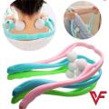 Pressure Point Therapy Massager Comfortable Neck Massager Roller Shoulder Back Pain Ball Deep Tissue Dual Trigger Point Lightweight & Portable. 
