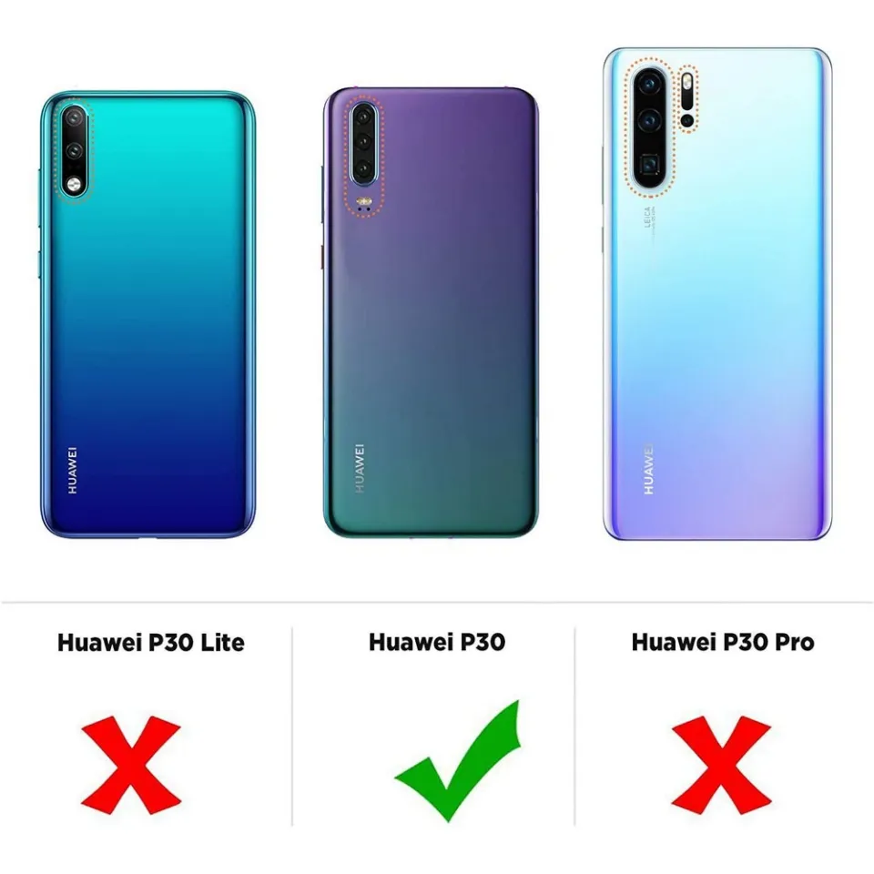 Cover per HUAWEI P30 P 30 Custodia Trasparente Morbida in Silicone TPU