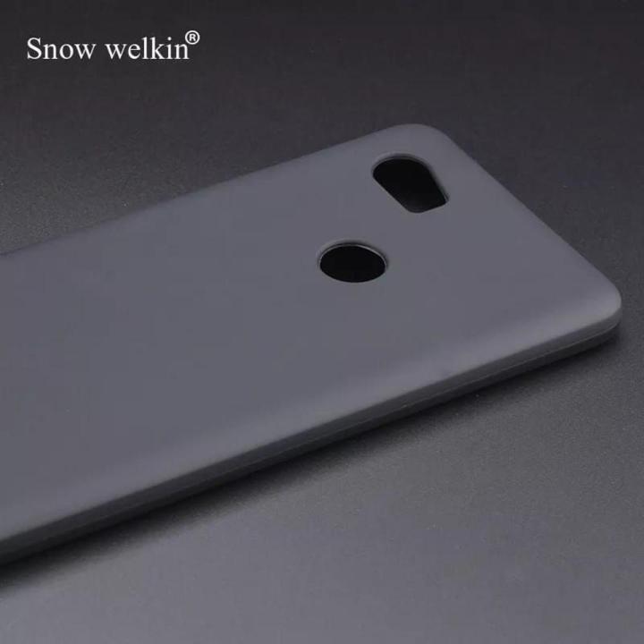Google Pixel 2XL Back Cover Soft Tpu Slim Matte Flexible Case For Google Pixel 2XL - BLACK