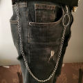 1/2/3 Layer Long Metal Belt Chain Rock Punk Hook Trousers Pant Waist Link Metal Wallet Chain Keychain Ring Clip Keyring HipHop Jewelry Eatop. 