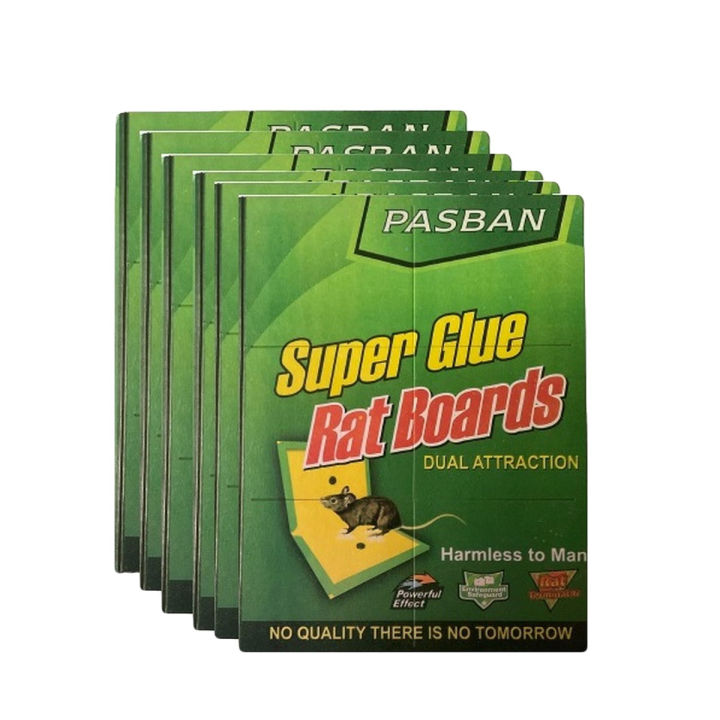 Pack Of 6 Pasban Rat Killer Glue Board Pack of 6