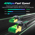 UGREEN 1.5m Game Ethernet Cable, CAT 8 High-Speed Professional Gaming Network Cable, 40Gbps 2000MHz Braided RJ45 LAN Gigabit Cable, SF/FTP POE 26AWG for Xbox One Switch PS5 PS4 Modem Router. 