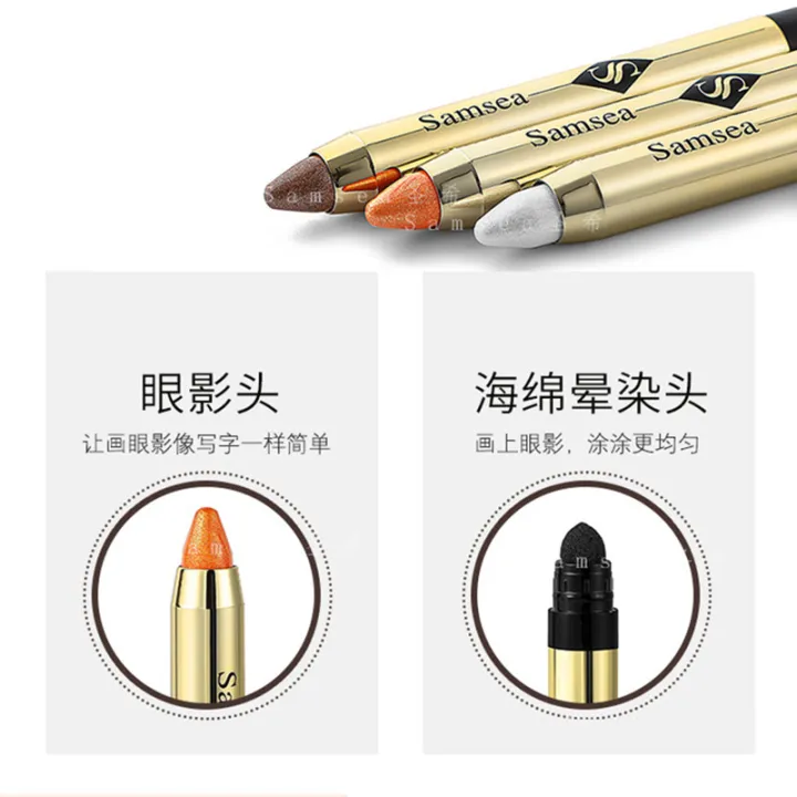 Samsea%20Shengxi%20Eyeshadow%20Pencil%20Double%20Ended%20Eyeshadow%20Stick%20Highlighter%20Lying%20Silkworm%20Pencil%20Lazy%20Pearlescent%20Fine%20Glitter%20Matte%20Tik%20Tok%20Drop%20-%20Image%203