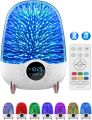 Night Light Bluetooth Speaker, Eyesound 3D Galaxy Table Lamp RGB Colour Changing LED,Bedside Lamps 3000mAh Battery with Remote Control,Desk Nightlight for Bedroom Living Room,Gift for Baby Kids Adults. 