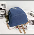 Canvas Backpack WomenAesthetic Solid Simple Design Girl Students Knapsack Bag for Lady Men Couples Backpack for School Books. 