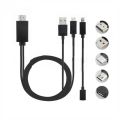 5 Pin & 11 Pin Micro USB For Mhl to HDMI 1080P HD TV Cable Adapter for Android Phone TV PC Laptop. 