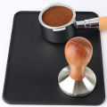 Coffee Tamper Mat Not Easily Deformed Anti-skid Coffee Corner Tamping Mat. 