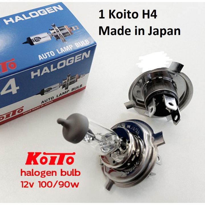 Koito Halogen H4 Headlight Bulb Made in Japan
