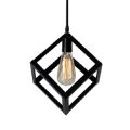 3 in 1 Base Square Cube Hanging Lamp, Ceiling Lamp, Pendant Lamp, For Home, Office, TV Lounge, Bed Room, Led Light, Led Bulb, Filament Bulb. 