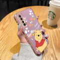 chenyyka For Huawei Y7A Case Thin New Design Side Edge Square Phone Cases Aesthetic Cartoon Winnie The Pooh Pattern Plating Silicone Casing Full Back Cover Camera Protection Shockproof Softcase. 