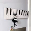 Creative Piano Key Holder Wall Hook Entryway Keychain Coat Bag Umbrella Hangers Funny Kitchen Storage Rack Bathroom Accessories. 