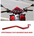 Universal Fat Bar Handle Style for Bike - Red. 
