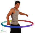 PREMIUM SPORTS Weighted Fitness Hula Hoop Abdominal Massage Ring For Aerobics And Gymnastics For Adults and Kids - 150 Grams - MultiColor. 