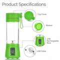 USB Rechargeable Mini Juicer Blender – 6 Blades, 380ml Portable Smoothie Maker, Electric Travel-Friendly Mixer Cup for Juices and Shakes.. 