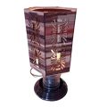 1 piece Wooden Table Lamp With LED Light for Bedroom and Home Decor, Sold by Fight Fitness. 