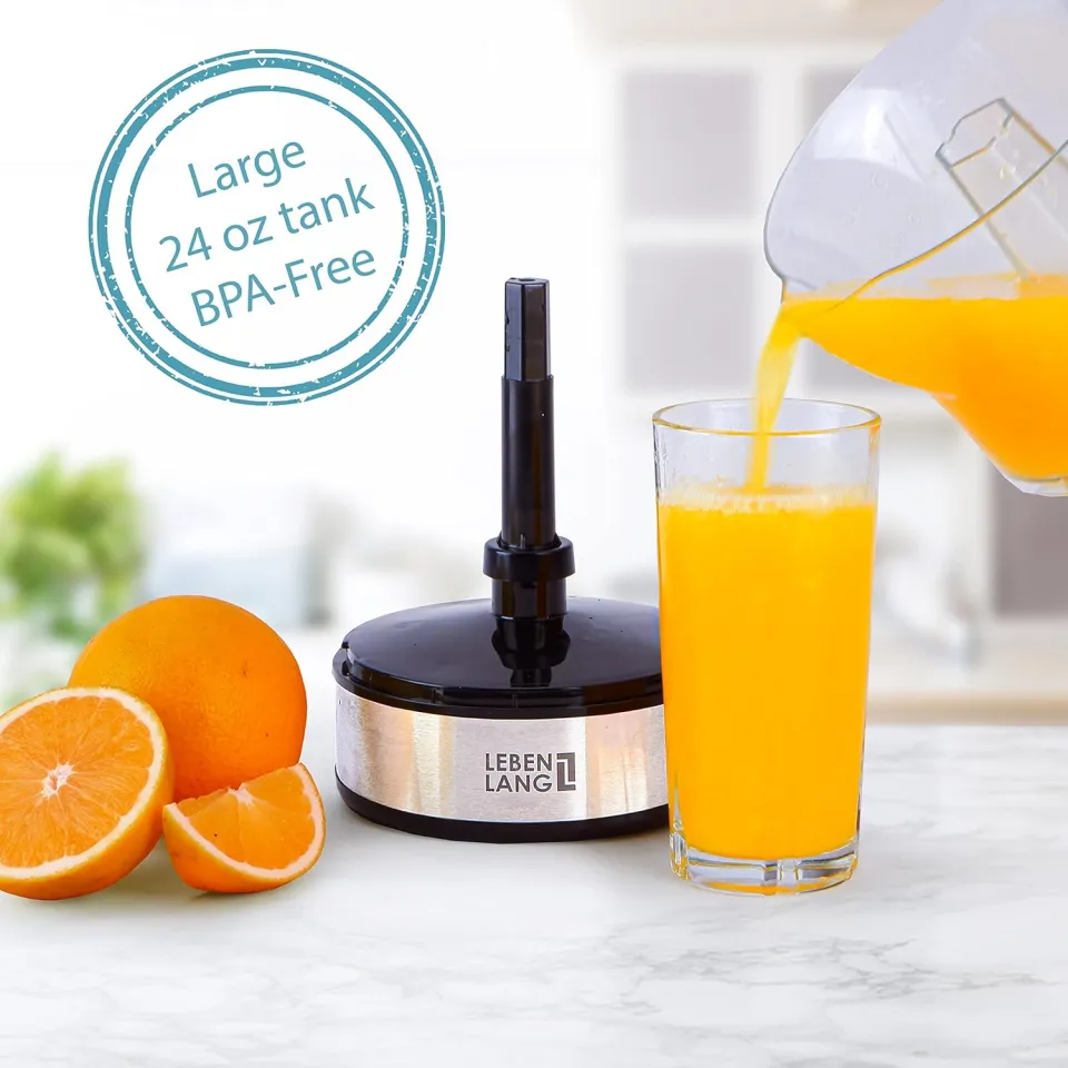 Original Leven lang Brand Electric Juicer Squeezer Machine Orange Lemon Citrus Fruit Press Juice Extractor EU Plug Silver Daraz.pk