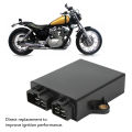 CDI Box Igniter, Black ABS Shell Ignition CDI Module for Motorcycle. 