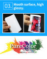 5R 5X7 100 Sheets Geonlinepk Purecolor Glossy Photo Paper for Inkjet Printer Hp Epson Brothers Canon. 