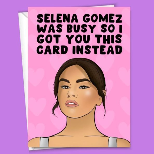 Selena%20Gomez%20Greeting%20Card%20for%20Selenators%20Fans%20-%20Image%202