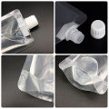 Liquid Spout Bags Craftmanship Refillable Empty Squeeze Pouch. 