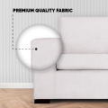 JC Buckman Chill Zone Plus Three Seater Sofa & Chaise Seat with Storage Acacia Wood Finest Imported Fabric European Design Grand Sized with 2 Years Warranty. 