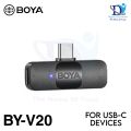 Boya BY-V20 Professional 2.4GHz Wireless USB-C Dual Microphone With Selectable Noise Cancellation. 