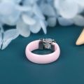 ealthy Jewelry ings for Women eer Lose Color ade Your ger n Loely ink Ceram ings With ig Crtal ling Jewelry. 