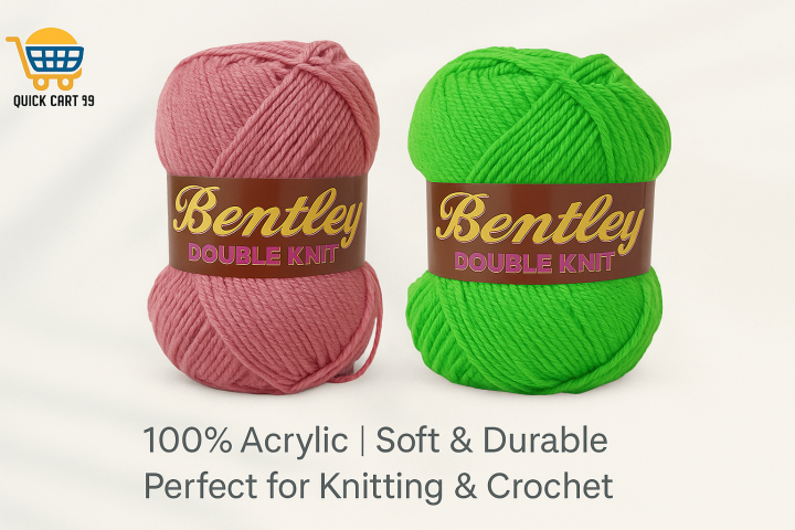 1pc Bentley Double Knit Acrylic Wool Yarn – 75-80g Ball for Knitting & Crochet Projects in Pakistan
