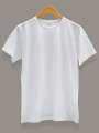 plane white T shirt. 