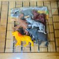 Animal Action Figures Model Toy Set Realistic Wild Animal Educational Toy (6 pcs). 