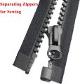 Different colours Plastic Zipper for Craft 25-inch and 28 inch zipper for jackets, coats, and bags; perfect for various sewing needs. 