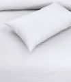 Hotel Collection Sateen Stripe Bed Sheets | Egyptian Cotton Single & King Size Fancy Bedsheet Set With Pillow Cases.3 PC Bed Sheets Double (1 Flat Sheet & 2 Pillow Cover) and Single (1 Flat Bed sheet & 1 Pillow Case). 