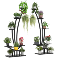 ARA Curved Plant Shelve Rack Decor. 