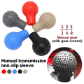 1Pc Car Auto Round Silicone Gear Shift Case Protector Bump Stick Knob Cover Manual Automatic Non Slip Lever Shifter Knobs. 