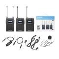 3 Years Warranty - BOYA BY-WM8 Pro-K2 UHF Dual-Channel Wireless Lavalier System (576.4 to 599.9 MHz, 568.6 to 592 MHz). 