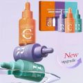 Bioaqua Pack of 3 New Facial serum & Essence liquid Whitening Vitamin C Retinol Hyaluronic Acid Serum 30ml BQY84052. 