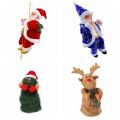 Christmas Supplies Climbing Rope Electric Santa Claus Climbing Ladder Parachute Twerk Santa Claus Dance Tree Twerk Climbing Ladder Santa Claus ChristmasTree Ornament. 
