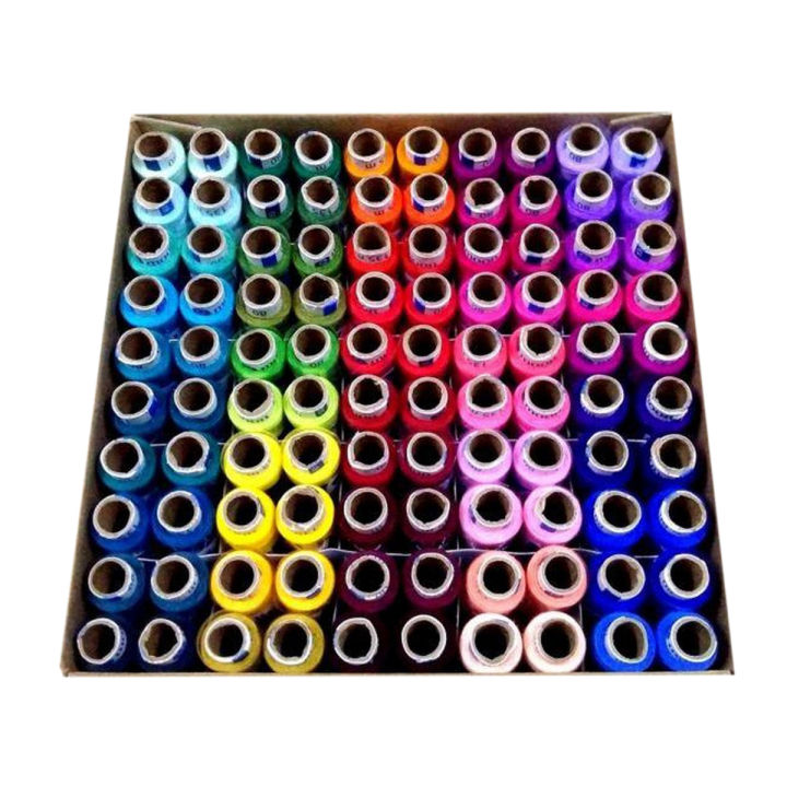 Sewing Threads Dhaga - 100 pieces Multi colors - Proper package for sewing.