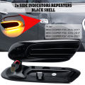 LED Side Scuttle Lights   Indicator Lamp For Mini Cooper S F55 F56 F57 (Black). 