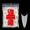 500Pcs French Nail Tips Transparent Nail Extension Ballerina Stiletto Triangle For Nails Half Nail Art False Acrylic Nail Tips. 