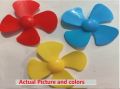 Mini Plastic 3-Wings Propellers Non Breakable / 3 Wings Fan DC /4 Wings Fan DC 3v to 12v / DIY 4 blade plastic fan for projects - plastic propeller. 