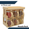 Spice Jars Rack | Masala jar box set | Best quality Masala Rack | available in  6 Pc, 8Pc ,9Pc. 