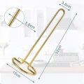 Kitchen Tissue Roll Holder- Tissue Dispenser -Golden - Color - Tissue Stand Paper Towel Rack Kitchen Paper Roll Storage Holder Home Restaurant Dinner, Tissue Holder. 