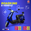 Road King Janoon Eco Electric Scooter - 100/120km Mileage, 60km/h Max Speed, 1000W Motor, All Pakistan Delivery. 