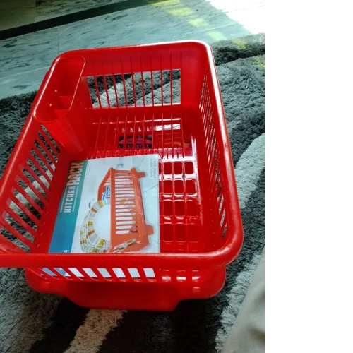 Kitchen Dish Rack | Plates and Utensil Dryer and Organizer | 3 in 1 Set | Premium Quality Plastic