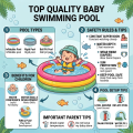 (Top Quality) Kids Swimming Pool – Baby Swimming Pool Tub with Kids Pool Tube | Swimming Pools for Kids – Bath Tub, Baby Pool, Swimming Tube, Pool for Kids. 